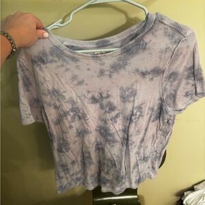 Free People Tie-Dye Purple Women's Top